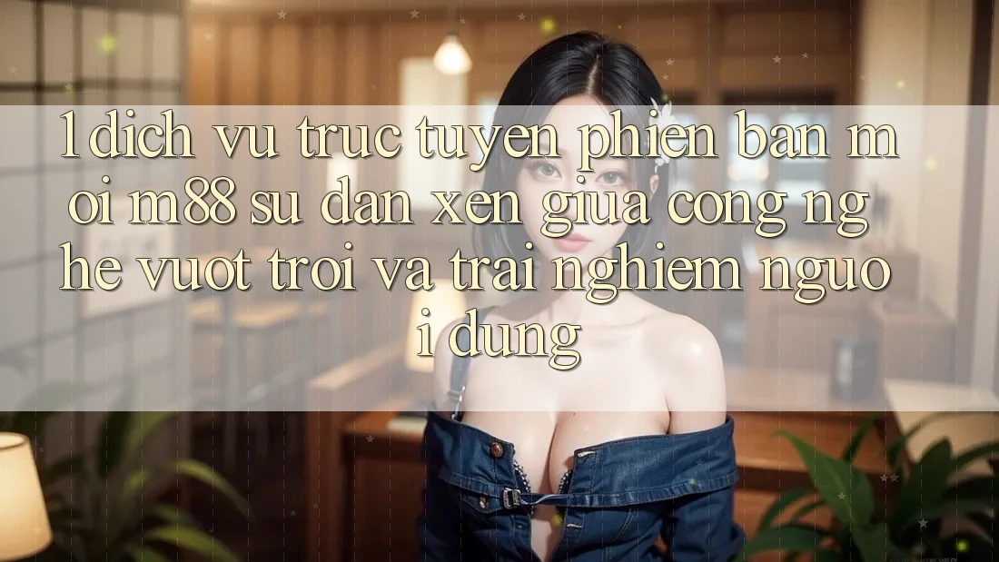 1. Dịch vụ trực tuyến Phiên bản mới M88: Sự Đan xen Giữa Công Nghệ Vượt trội Và Trải Nghiệm Người Dùng