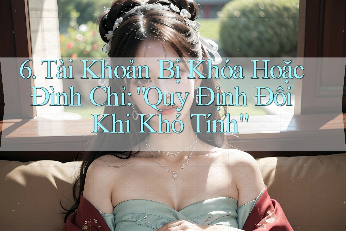 6. Tài Khoản Bị Khóa Hoặc Đình Chỉ: “Quy Định Đôi Khi Khó Tính”