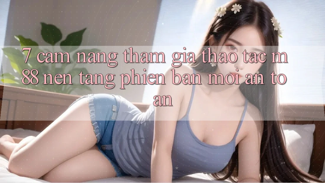 7. Cẩm nang Tham Gia Thao tác M88 Nền Tảng Phiên bản mới An Toàn