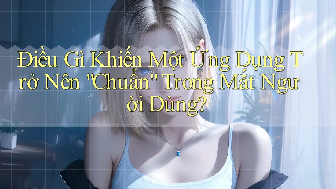 Điều Gì Khiến Một Ứng Dụng Trở Nên “Chuẩn” Trong Mắt Người Dùng? Điều Gì Khiến Một Ứng Dụng Trở Nên “Chuẩn” Trong Mắt Người Dùng?