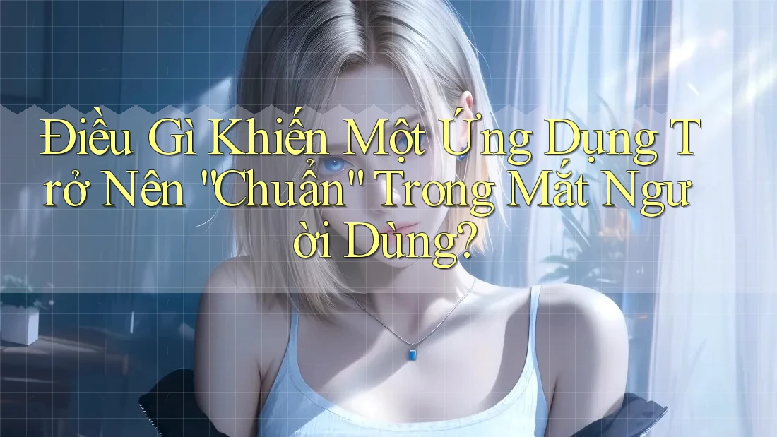 Điều Gì Khiến Một Ứng Dụng Trở Nên “Chuẩn” Trong Mắt Người Dùng?
