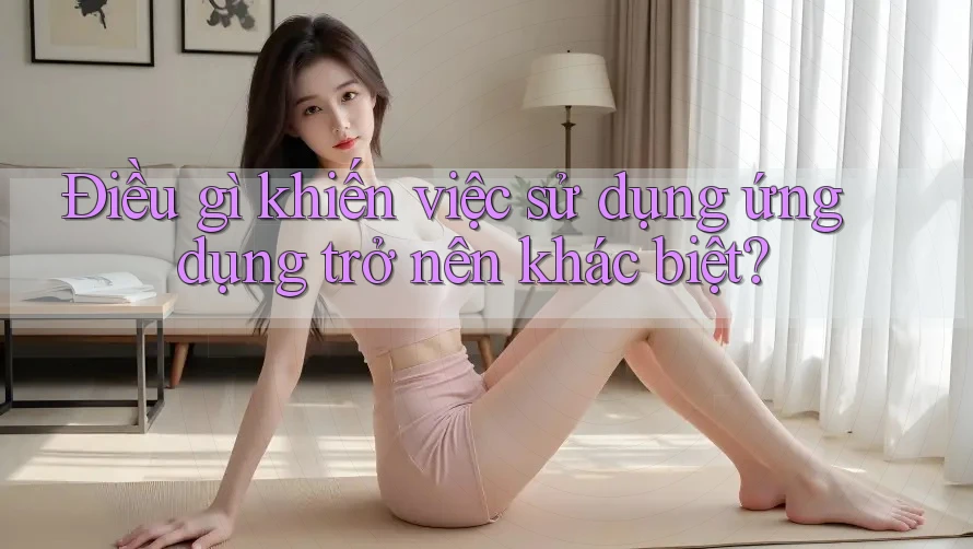 Điều gì khiến việc sử dụng ứng dụng trở nên khác biệt?