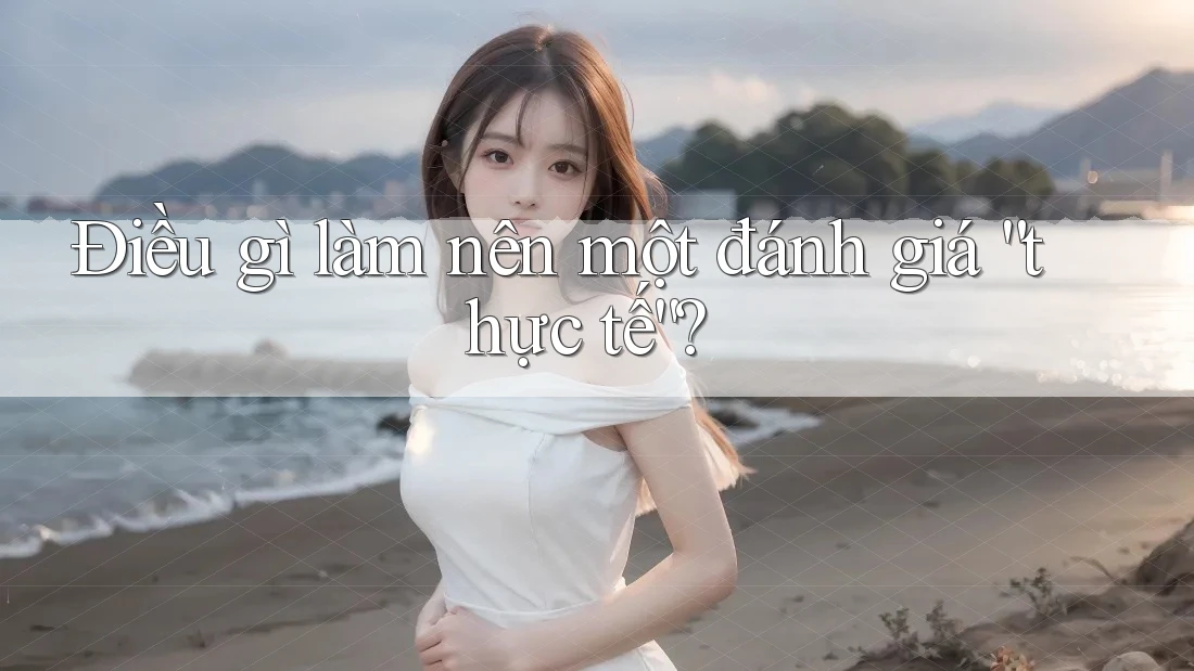 Điều gì làm nên một đánh giá “thực tế”? Điều gì làm nên một đánh giá “thực tế”?