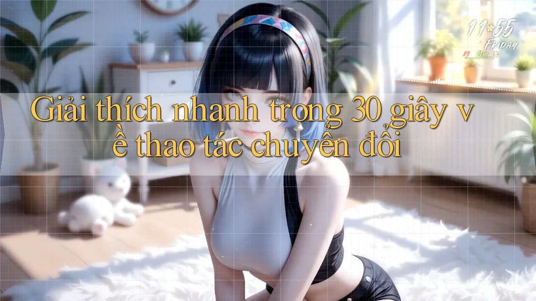 Giải thích nhanh trong 30 giây về thao tác chuyển đổi