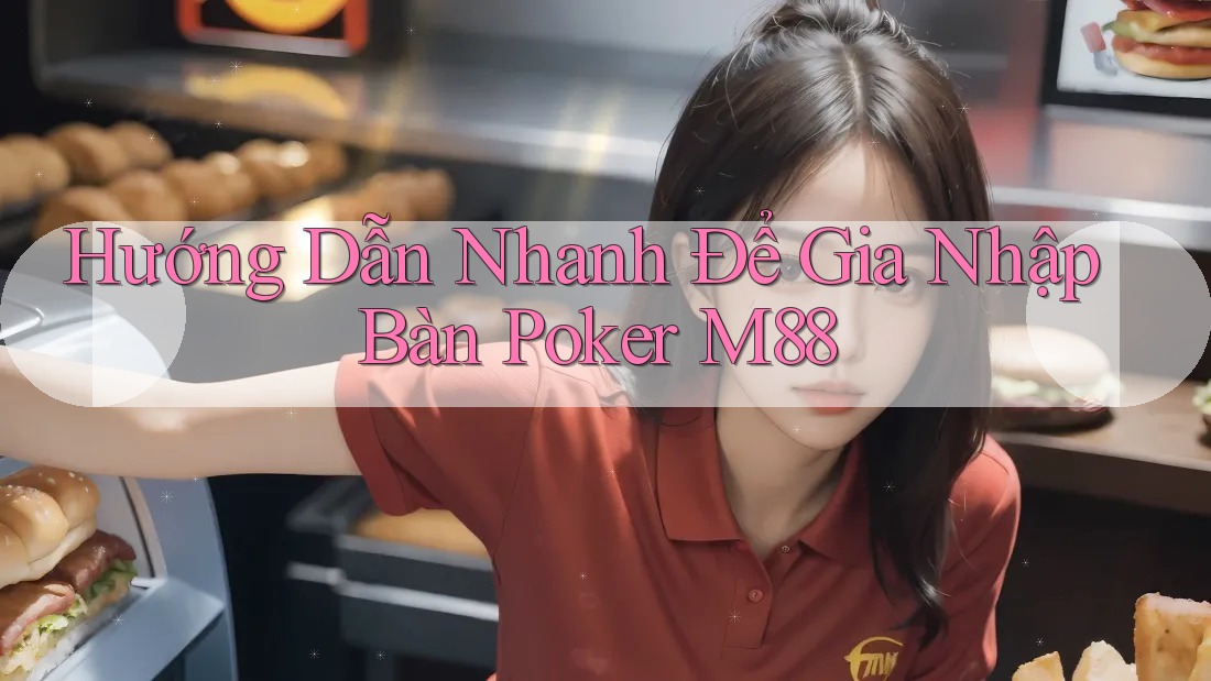 Hướng Dẫn Nhanh Để Gia Nhập Bàn Poker M88