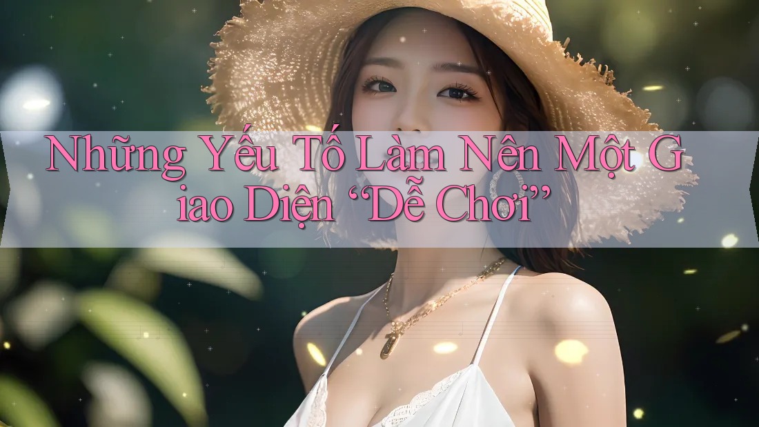 Những Yếu Tố Làm Nên Một Giao Diện “Dễ Chơi”