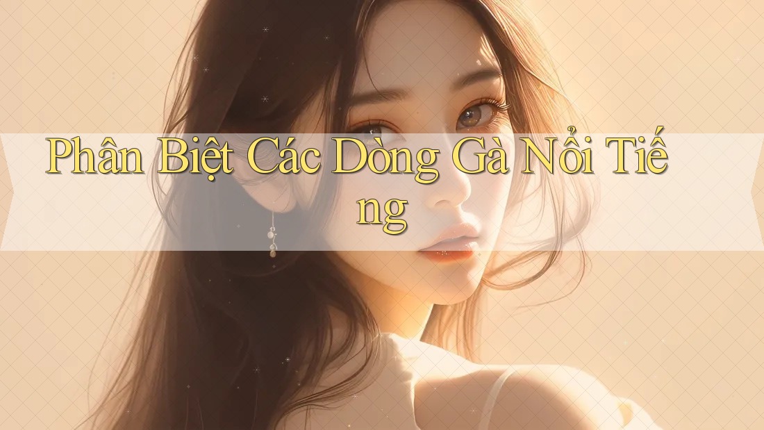 Phân Biệt Các Dòng Gà Nổi Tiếng