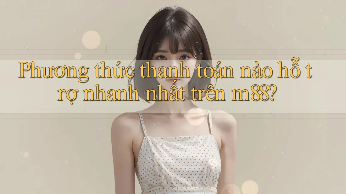 Phương thức thanh toán nào hỗ trợ nhanh nhất trên m88?