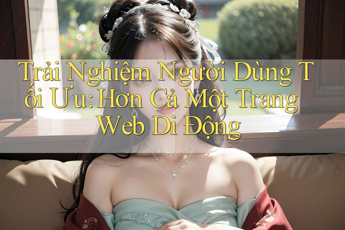 Trải Nghiệm Người Dùng Tối Ưu: Hơn Cả Một Trang Web Di Động Trải Nghiệm Người Dùng Tối Ưu: Hơn Cả Một Trang Web Di Động