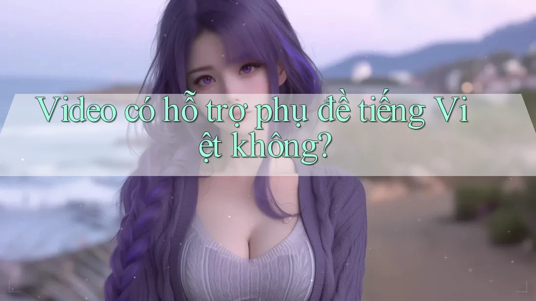 Video có hỗ trợ phụ đề tiếng Việt không?